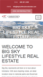 Mobile Screenshot of bigskylifestylerealestate.com
